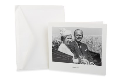 Lot 1300 - ROYAL INTEREST, QUEEN ELIZABETH II AND PRINCE PHILIP DUKE OF EDINBURGH SIGNED CHRISTMAS CARD