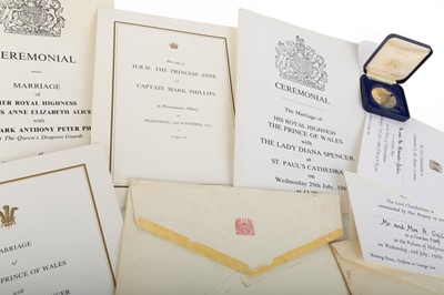 Lot 1319 - ROYAL INTEREST, COLLECTION OF ROYAL MEMORABILIA AND LETTERS