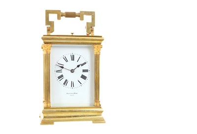 Lot 792 - BRASS CARRIAGE CLOCK