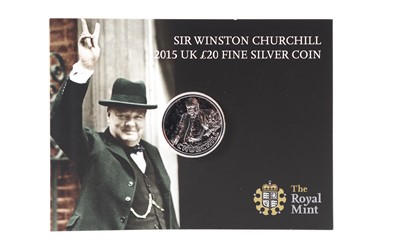 Lot 16 - COLLECTION OF ELIZABETH II WINSTON CHURCHILL SILVER PROOF £20 COINS