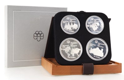 Lot 19 - OLYMPIC SILVER PROOF COIN SET