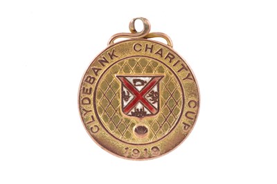Lot 1588 - SCOTTISH FOOTBALL GOLD MEDAL