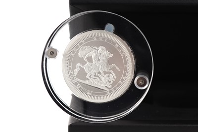 Lot 28 - CHARLES III ST GEORGE AND THE DRAGON TWO OUNCE SILVER PROOF COIN