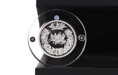 Lot 30 - KING CHARLES III THE WATERLOO MEDAL TWO OUNCE SILVER PROOF COIN