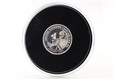 Lot 34 - ELIZABETH II ROYAL MINT THE BREXIT COMMEMORATIVE SILVER PROOF COIN