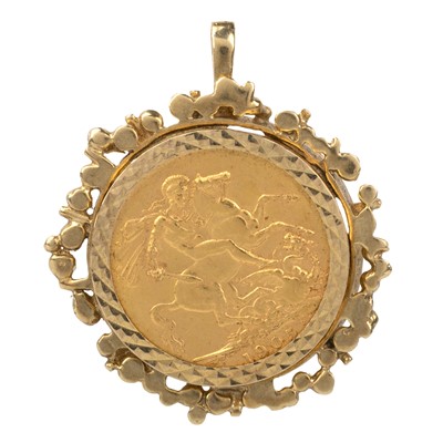 Lot 43 - EDWARD VII GOLD SOVEREIGN