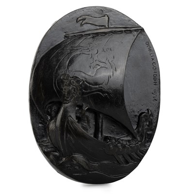 Lot 1337 - OPHILIA GORDON BELL, CAST BRONZE PLAQUE