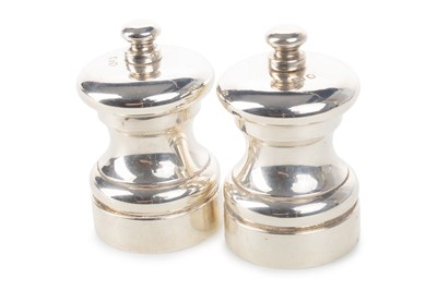 Lot 22 - PAIR OF PEPPER MILLS