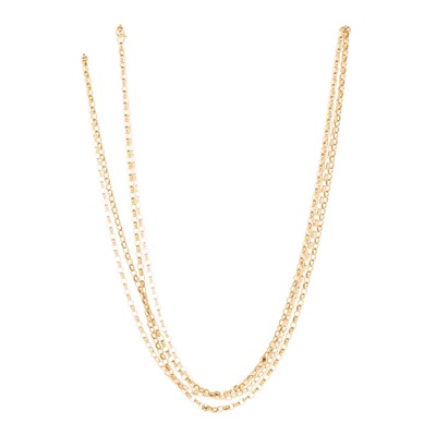 Lot 410 - GOLD GUARD CHAIN