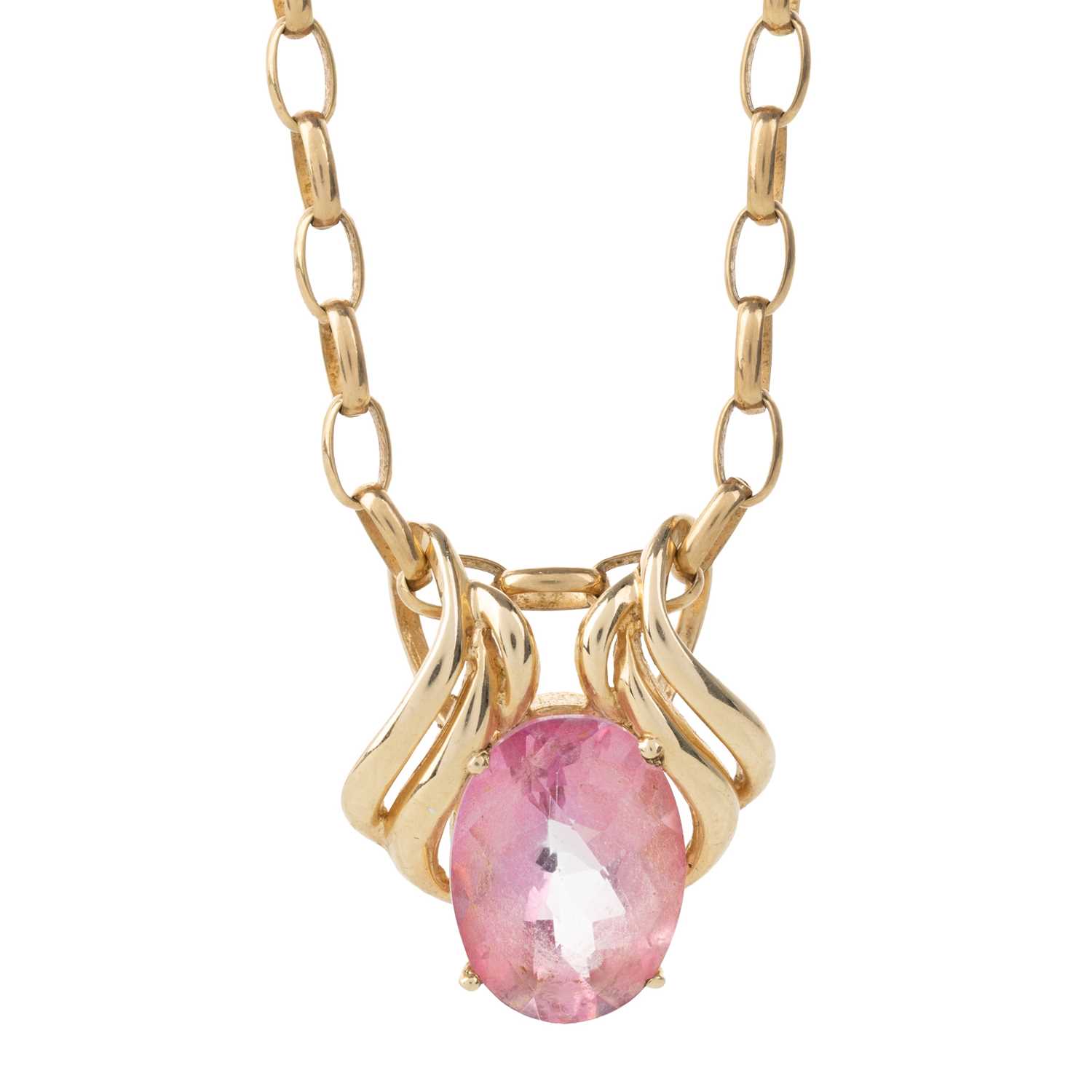 Lot 409 - GOLD NECKCHAIN.