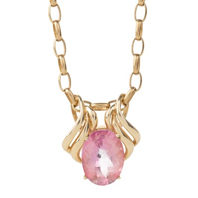 Lot 409 - GOLD NECKCHAIN.