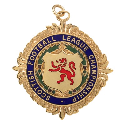 Lot 1645 - RUDI VATA, SCOTTISH FOOTBALL LEAGUE CHAMPIONSHIP MEDAL