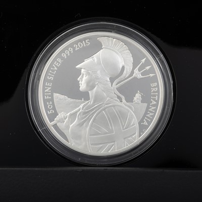 Lot 66 - BRITANNIA COLLECTION SILVER 5oz PROOF COIN