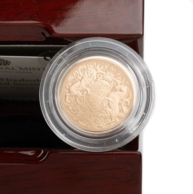 Lot 76 - ELIZABETH II GOLD MEMORIAL SOVEREIGN