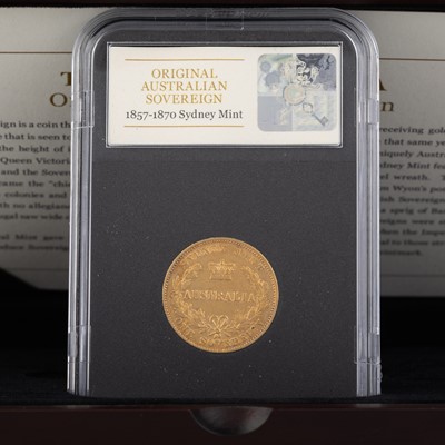 Lot 89 - VICTORIA 'ORIGINAL AUSTRALIAN GOLD SOVEREIGN'