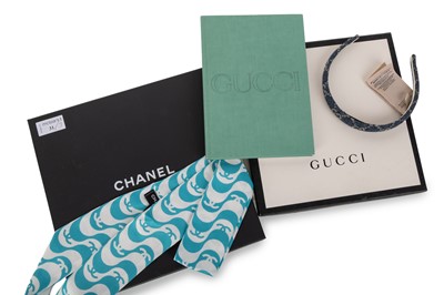 Lot 31 - CHANEL SILK NECKERCHIEF