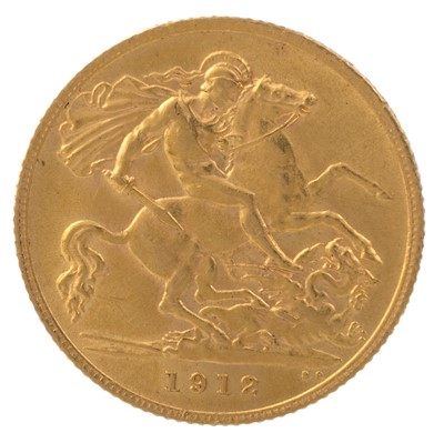 Lot 92 - GEORGE V GOLD HALF SOVEREIGN