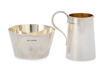 Lot 36 - EDWARD VII SILVER SUGAR AND CREAM