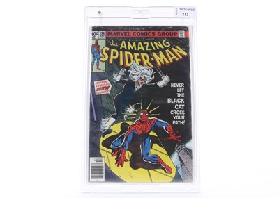Lot 212 - AMAZING SPIDER-MAN #194 NEWSSTAND EDITION – 1ST BLACK CAT!