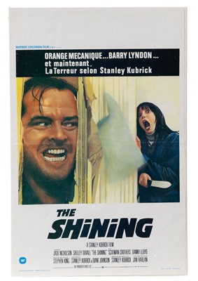 Lot 263 - THE SHINING ORIGINAL BELGIAN MOVIE POSTER