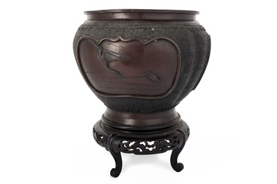Lot 787 - JAPANESE BRONZE PLANTER