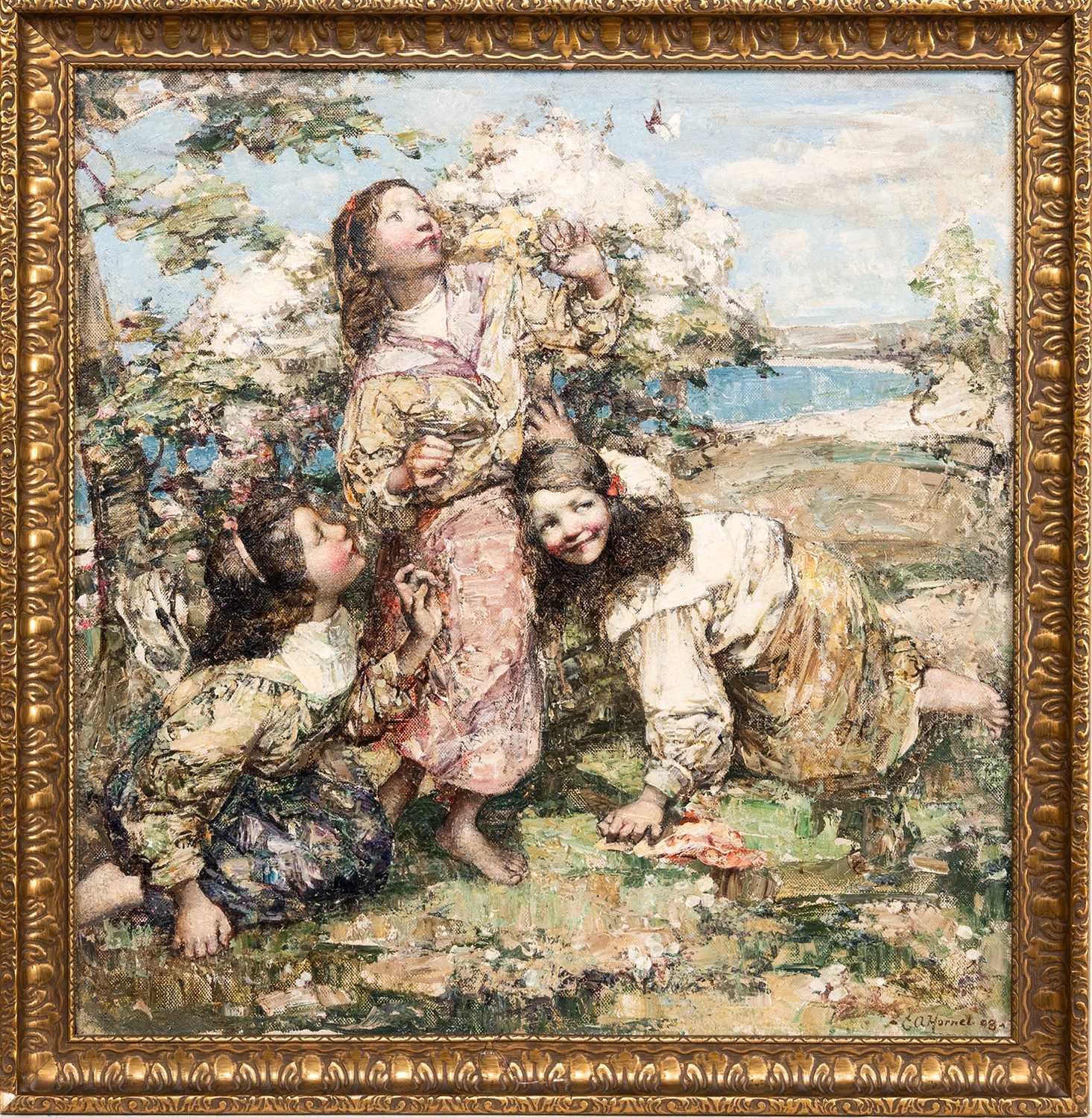 Lot 415 - EDWARD ATKINSON HORNEL (SCOTTISH 1864 - 1933)