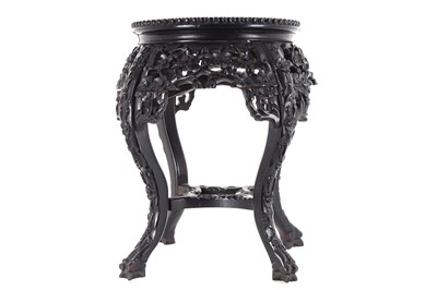 Lot 788 - CHINESE HARDWOOD PLANT TABLE