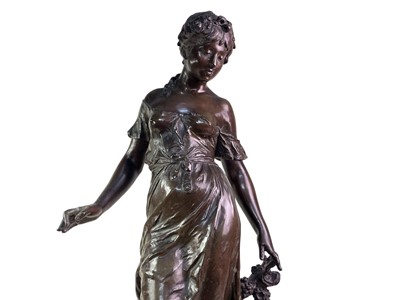 Lot 1210 - SPELTER FIGURE