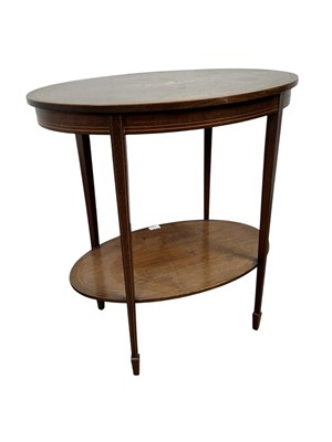 Lot 1211 - EDWARDIAN MAHOGANY OCCASIONAL TABLE