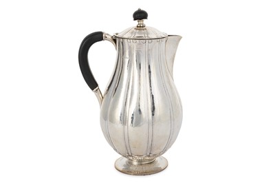 Lot 52 - GEORG JENSEN SILVER WATER JUG