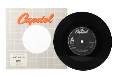 Lot 342 - NAT KING COLE – “WHEN I FALL IN LOVE” – 7" SINGLE WITH EMI COMPLIMENT STICKER