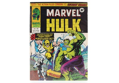 Lot 224 - MARVEL UK HULK #198 & SUPER SPIDER-MAN #178 – WOLVERINE & PUNISHER FEATURES