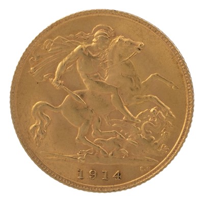Lot 107 - GEORGE V GOLD HALF SOVEREIGN