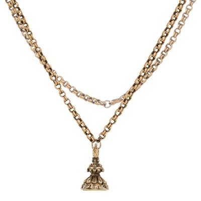 Lot 413 - GOLD NECKLACE