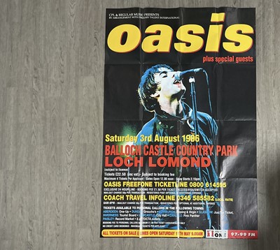 Lot 355 - OASIS -ORIGINAL LOCH LOMOND BILLBOARD POSTER