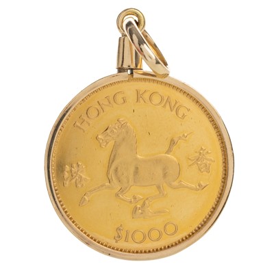 Lot 11 - THOUSAND DOLLAR HONG KONG GOLD COIN