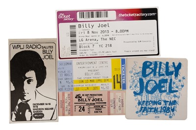 Lot 364 - BILLY JOEL-CONCERT TICKETS & PASSES-ORIGINAL MEMORABILIA