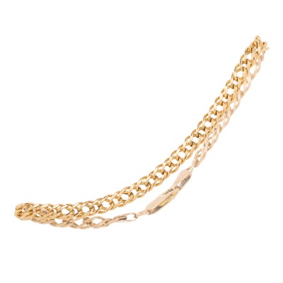 Lot 436 - GOLD BRACELET