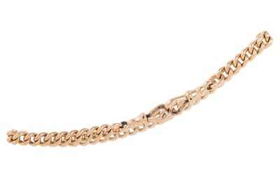 Lot 438 - GOLD ALBERT CHAIN