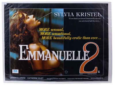 Lot 213 - THE WICKED LADY AND EMMANUELLE 2 ORIGINAL RELEASE BRITISH QUAD POSTERS