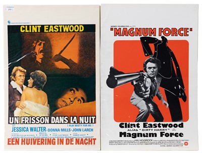 Lot 273 - TWO CLINT EASTWOOD ORIGINAL BELGIAN RELEASE CINEMA POSTERS