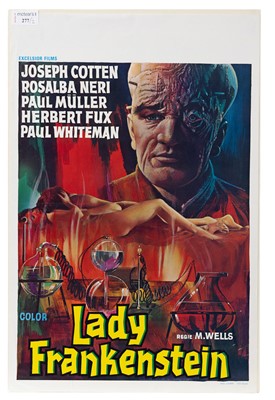 Lot 203 - TWO FRANKENSTEIN ORIGINAL BELGIAN RELEASE FILM POSTERS