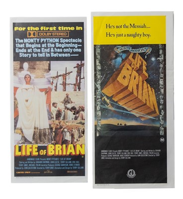 Lot 282 - TWO MONTY PYTHON LIFE OF BRIAN ORIGINAL FILM POSTERS