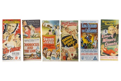 Lot 284 - COLLECTION OF SEVEN ORIGINAL FILM POSTERS