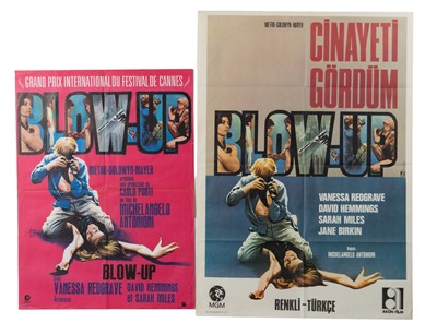 Lot 286 - BLOW-UP ORIGINAL CINEMA POSTERS