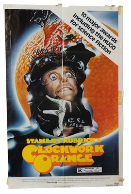 Lot 287 - CLOCKWORK ORANGE ORIGINAL RE-RELEASE CINEMA POSTER