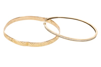 Lot 443 - GROUP OF GOLD JEWELLERY
