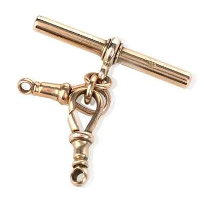 Lot 444 - NINE CARAT GOLD ALBERT CHAIN