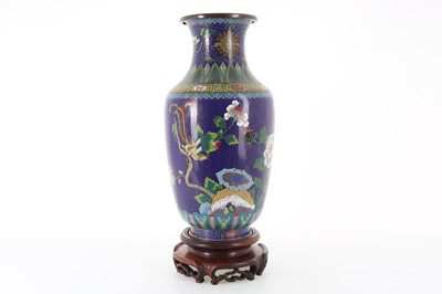 Lot 799 - CHINESE CLOISONNE VASE