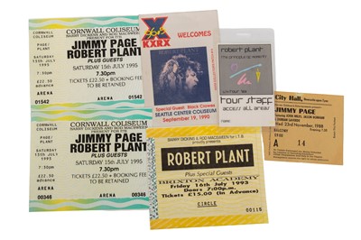Lot 371 - ROBERT PLANT / JIMMY PAGE & RELATED TOUR COLLECTION
